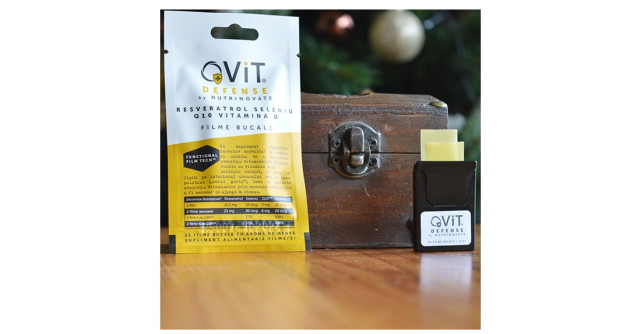 QVIT DEFENSE, unicul supliment alimentar sub forma de film bucal, s-a lansat in Romania