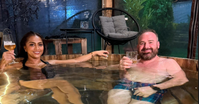 Bella Santiago și-a filmat soțul în timp ce primea bătaie de la Nea Mărin. De la ce a pornit totul 