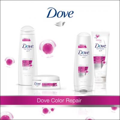 Cu Dove Color Repair,  te bucuri de o culoare vie si stralucitoare pana la 10 saptamani