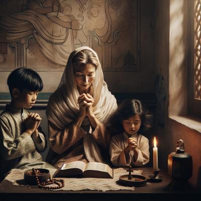 Rugăciunea mamei pentru copii, cea mai puternică rugăciune către Maica Domnului