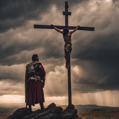 Martiriul lui Longinus: Soarta teribilă a soldatului roman care l-a străpuns pe Iisus cu sulița