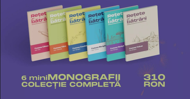 Consolid8 - Rețete din bătrâni, 6 sate, 6 cărți de rețete