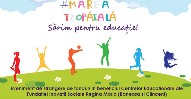 #MareaTzopăială, bucură-te de mişcare şi oferă copiilor o şansă la educaţie!