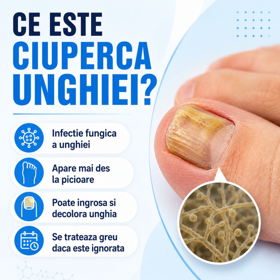 Ciuperca unghiei: ce este, cum arată, de ce apare și cum se tratează corect