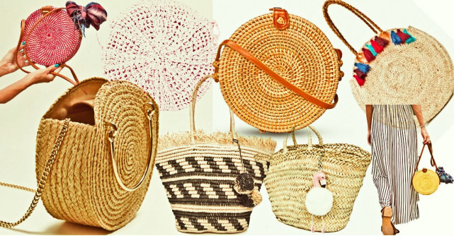 Gențile tip coș & poșetele împletite din paie: trend nelipsit în ultimii ani!