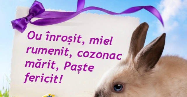 Mesaje, urari si sms-uri de Paste