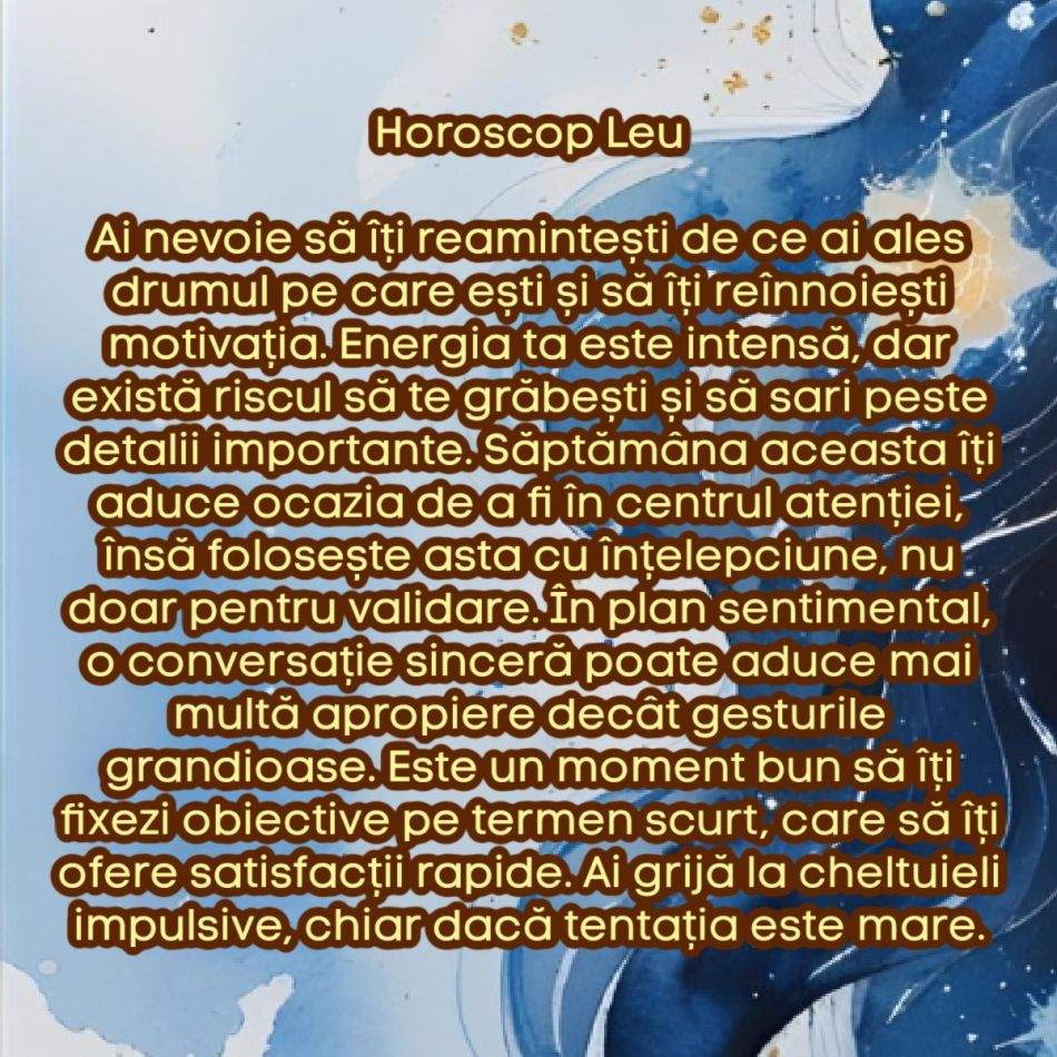 Horoscop săptămânal: De ce are nevoie fiecare semn zodiacal în săptămâna 18-24 august