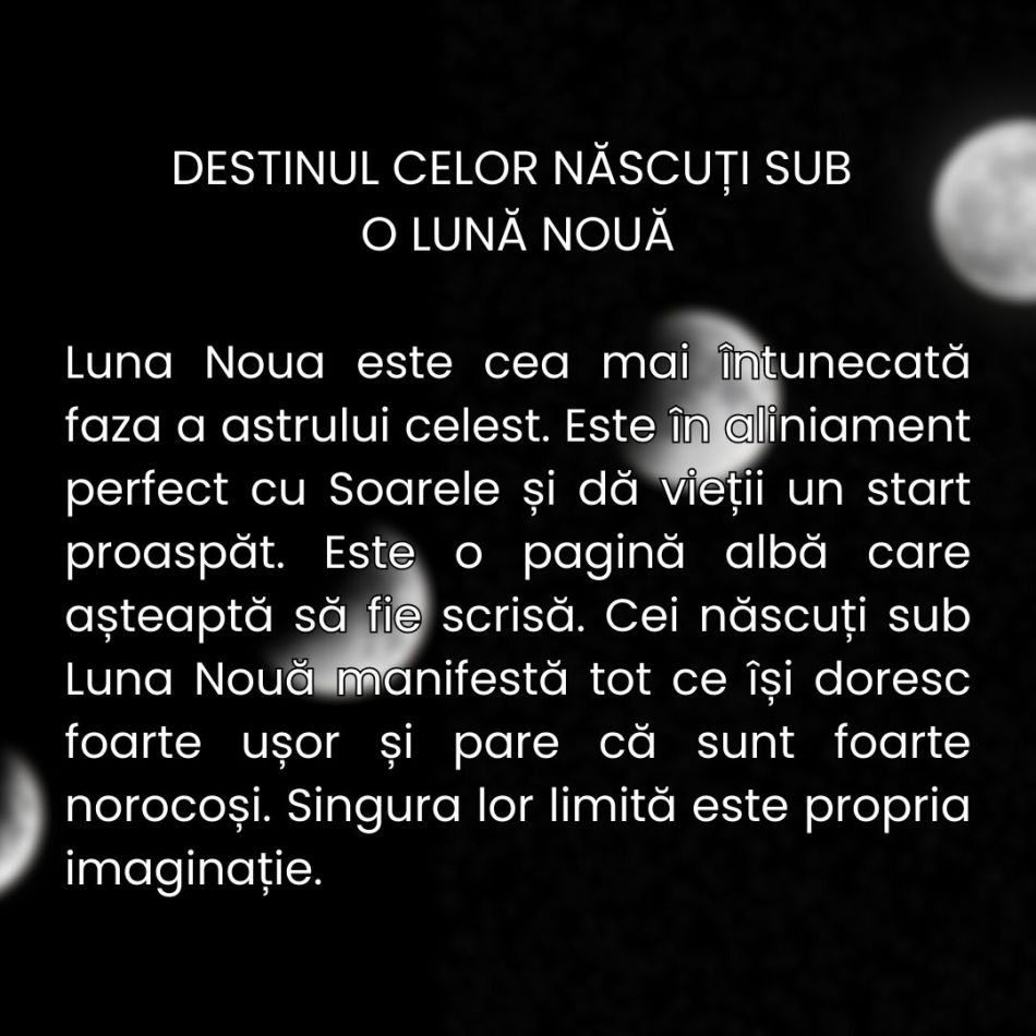 Ce mistere ascunde faza Lunii sub care te-ai născut despre destinul tău? Descoperă cheia karmei și a evoluției tale spirituale.