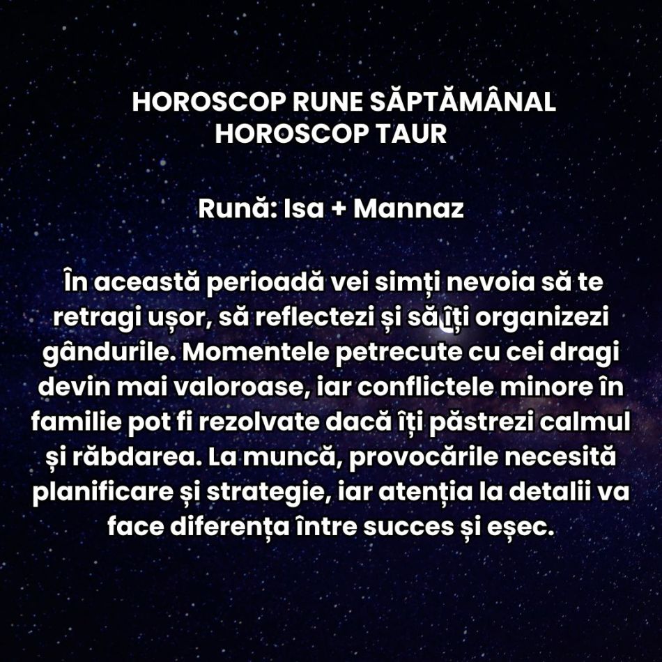 Horoscop Rune săptămâna 6-12 octombrie 2025: Luna Plină ne dă avânt în explorarea posibilităților și afișarea Sinelui autentic