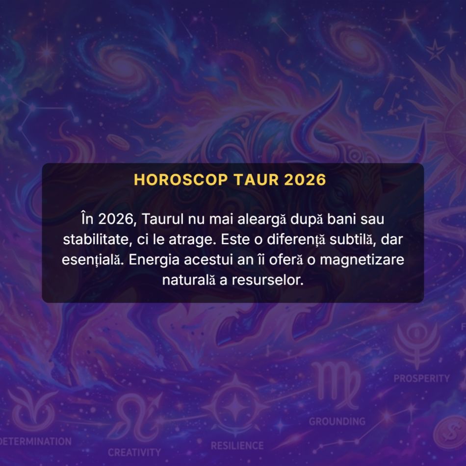 Cele 10 superputeri ale zodiei Taur în 2026. E anul în care i se împlinesc dorințele!
