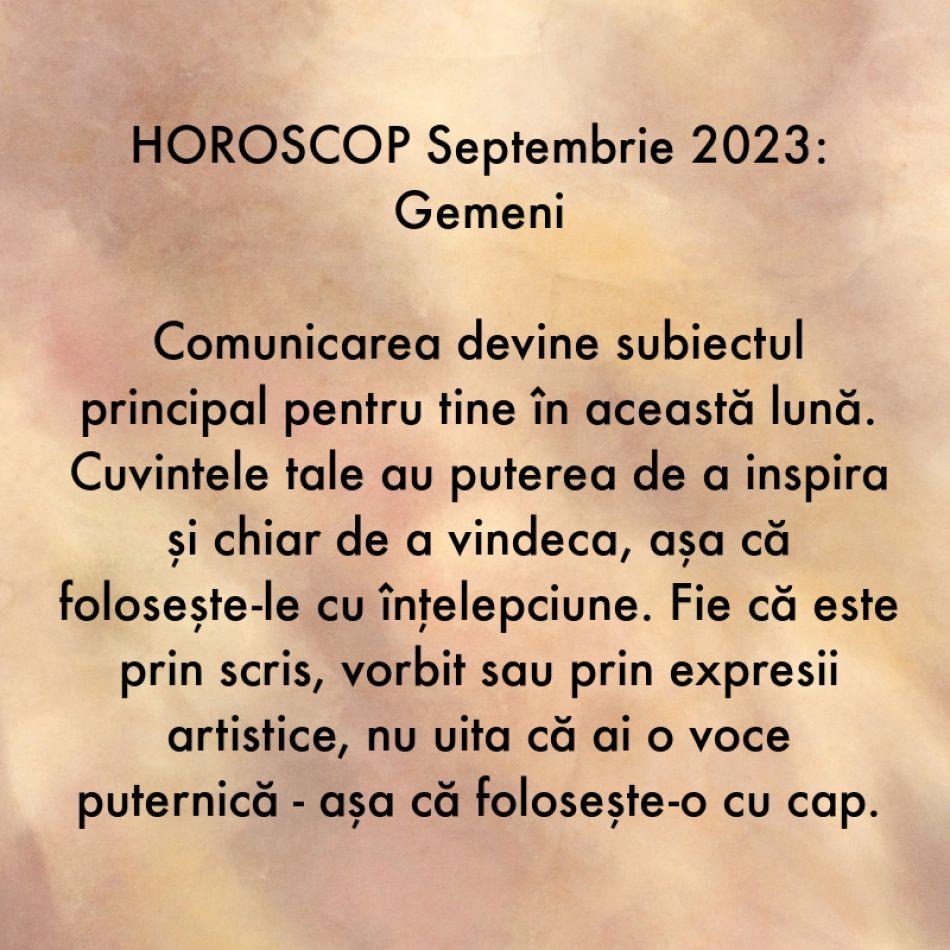 Horoscop septembrie 2023: Miracolele sunt în aer. Universul este mai darnic ca niciodată și ne oferă șanse necerute