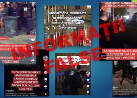 Avertisment al Jandarmeriei: Autoritățile denunță un fake news după protestele violente din weekend