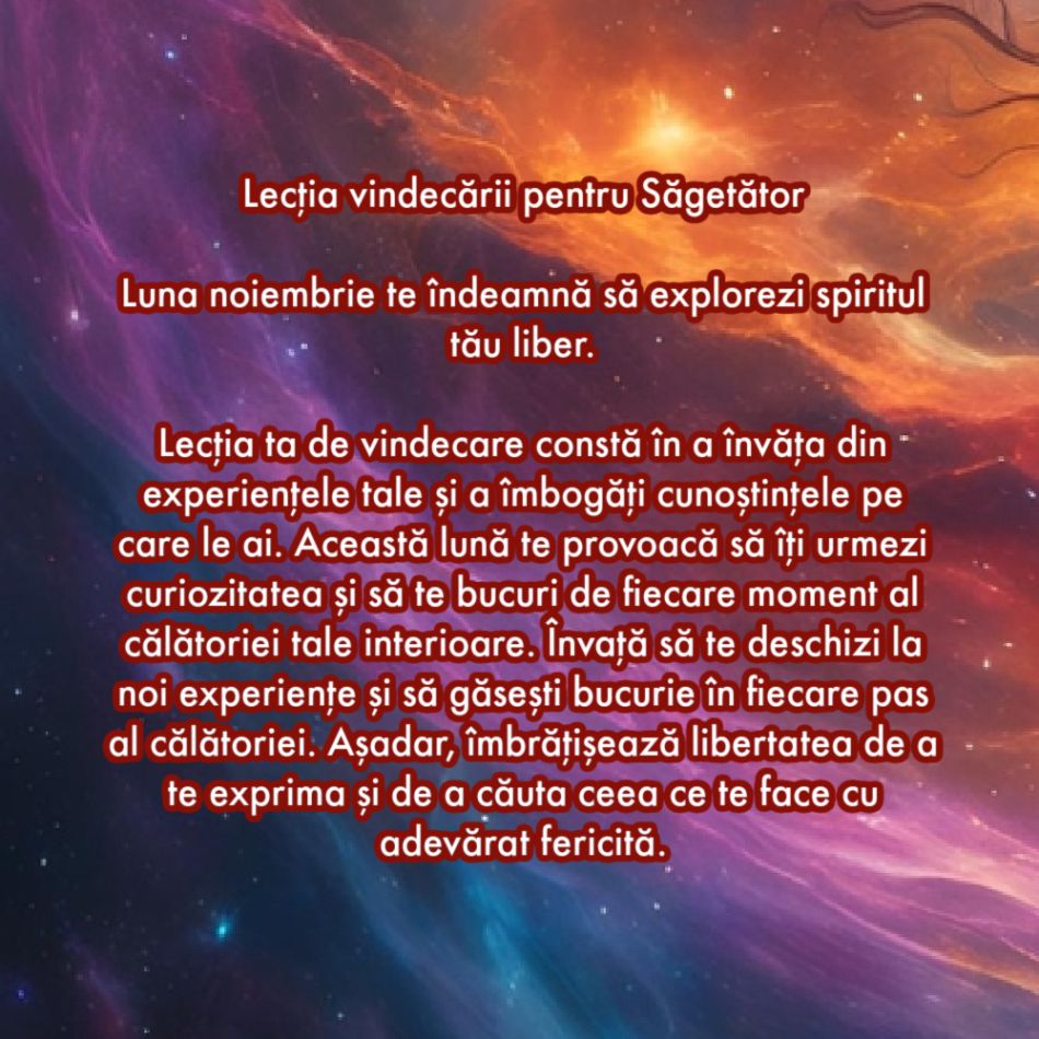 Universul ne vorbește: Noiembrie și lecțiile profunde ale vindecării pentru fiecare zodie în parte