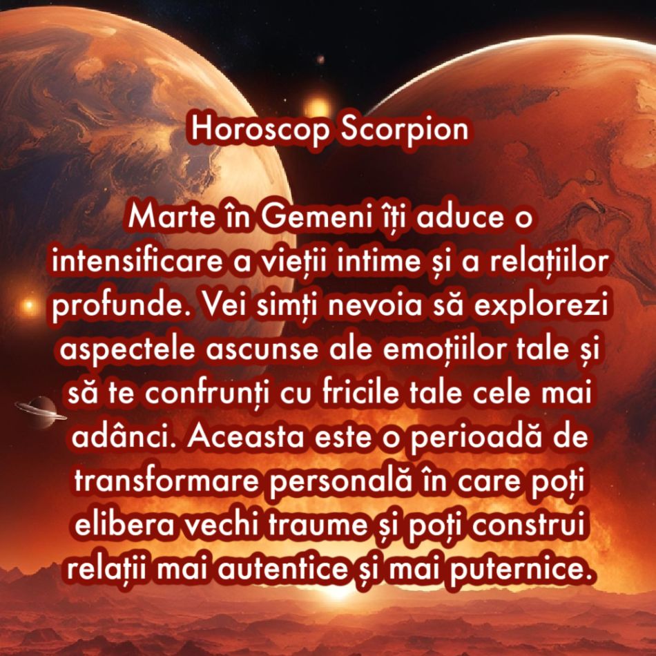 Pe 20 iulie, Marte intră în Gemeni pentru a deschide porțile schimbării și creșterii personale