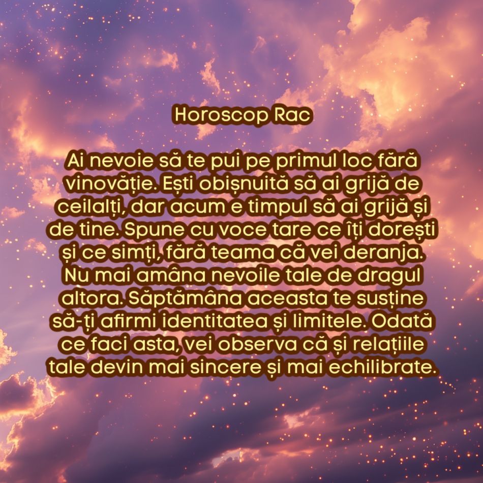 Horoscop săptămânal: De ce are nevoie fiecare semn zodiacal în săptămâna 30 iunie - 6 iulie