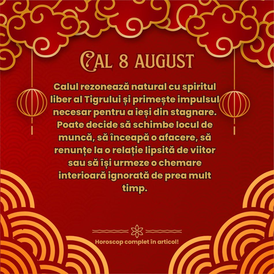 8 august 2026: Ziua Distrugerii schimbă destine. Tigrul de Lemn rupe lanțurile trecutului pentru 5 zodii din zodiacul chinezesc