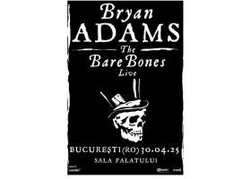 BRYAN ADAMS va concerta în București, în data de 30 Aprilie, la Sala Palatului