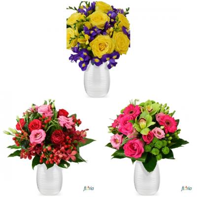 De Sfanta Maria, femeile primesc flori de la Floria.ro