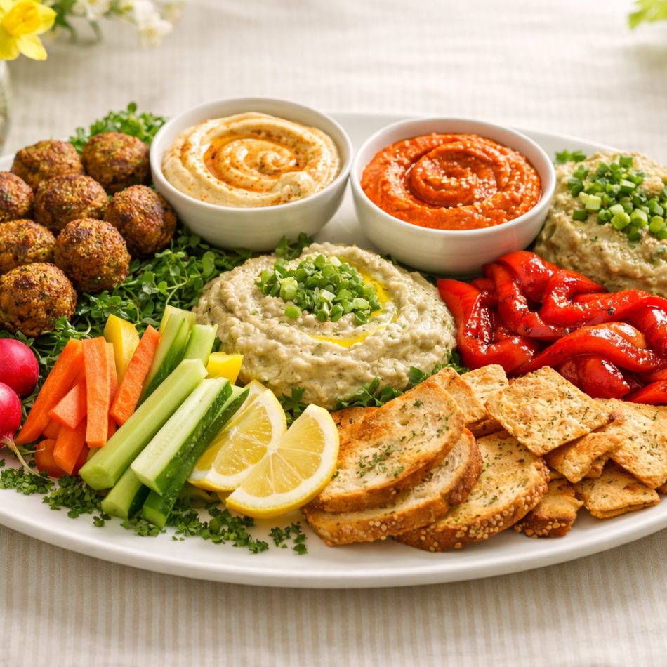 5 idei de decor pentru platou aperitiv de Paște: compoziții culinare pe cât de spectaculoase, pe atât de gustoase