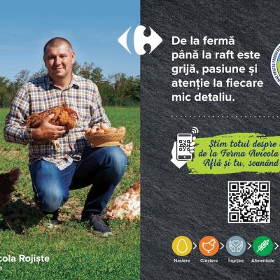 Carrefour România implementează în premieră tehnologia blockchain în sectorul alimentar