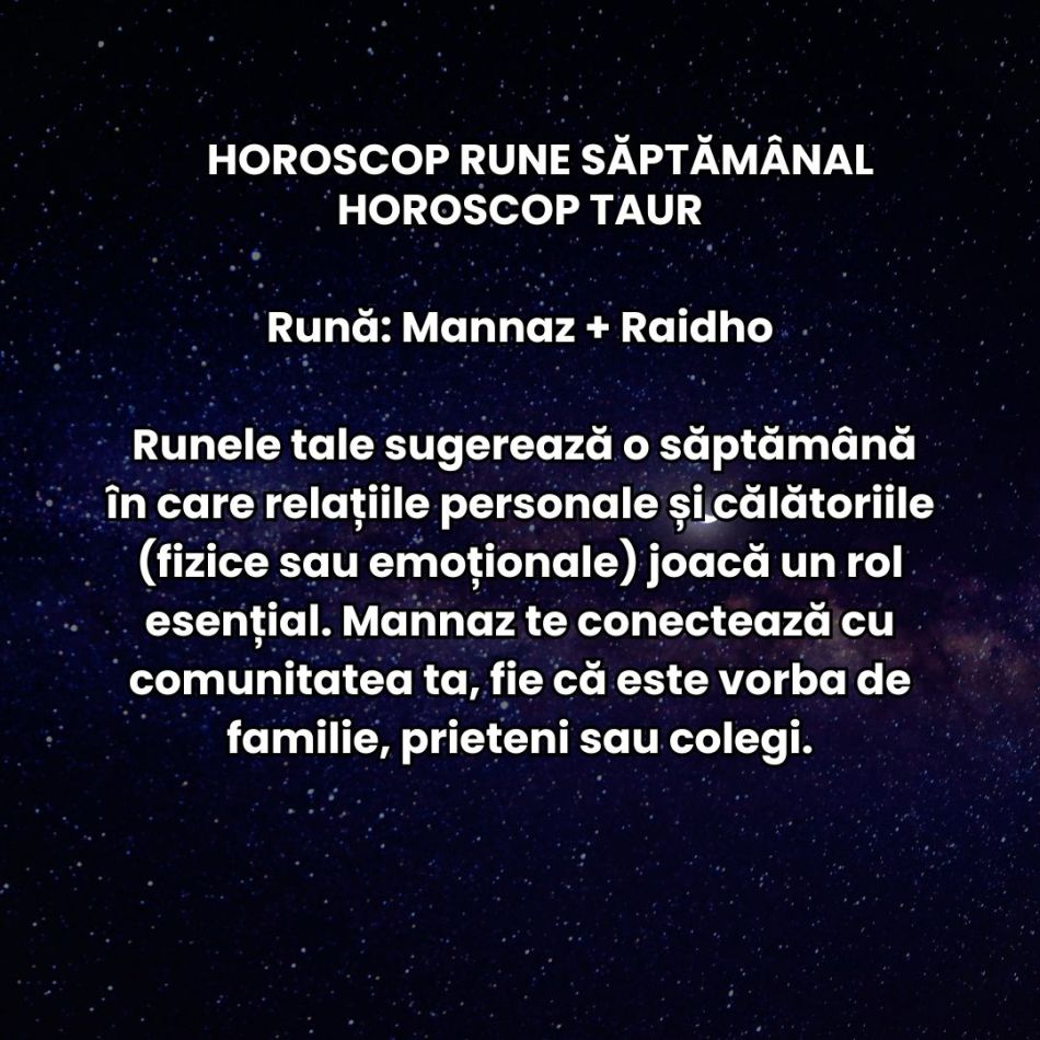 Horoscop Rune săptămâna 20-26 ianuarie 2025: Cu Soarele în Vărsător, Runele ne îndeamnă să fim nonconformiști și încrezători!