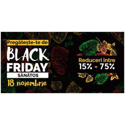 Black Friday 2016 pe Vegis.ro: Reduceri pana la 75% la produse naturiste, pe 18 noiembrie 
