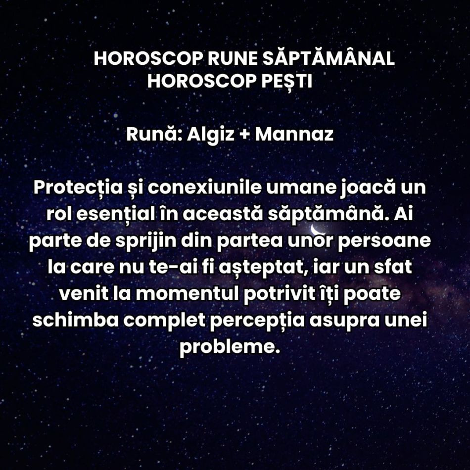 Horoscop Rune săptămâna 7-13 aprilie 2025: Vălul de ceață se risipește, pășim către claritate!