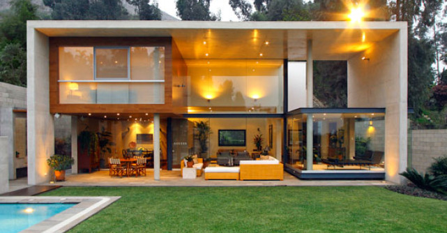 Casa S: o casa contemporana, ce pare ca pluteste