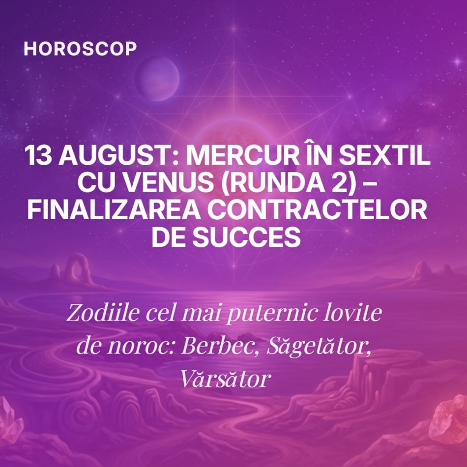 CODUL BANILOR ÎN 2026: Zilele de AUR (Aspectele Milionarilor) din această vară când Universul împarte averile! Ești pe listă?