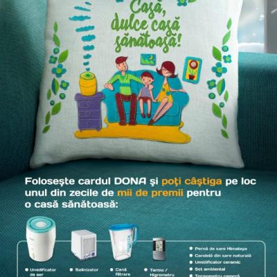 DONA a lansat campania de iarna Casa, dulce casa sanatoasa!