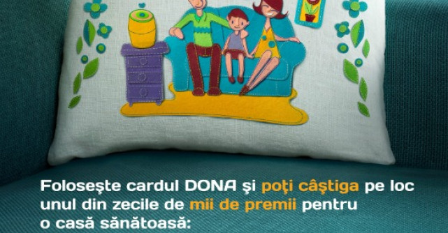 DONA a lansat campania de iarna Casa, dulce casa sanatoasa!