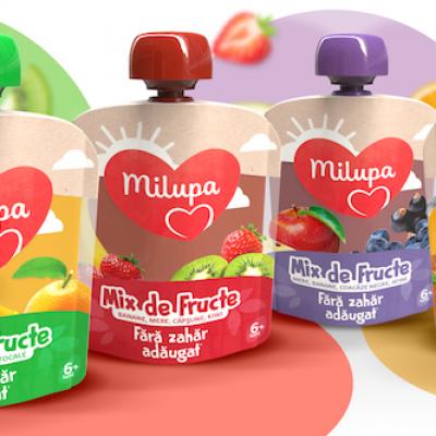 Nou pentru pitic: cinci mixuri de fructe de la Milupa, fără zahăr adăugat și ușor de consumat