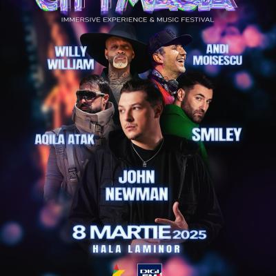 Will William vine la  CiTYMAGIA , PRIMUL FESTIVAL al anului 2025! De unde cumperi bilete?