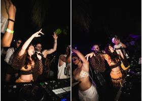 Nicole Cherry a cântat la petrecerea de final de turneu a lui J Balvin, în Columbia