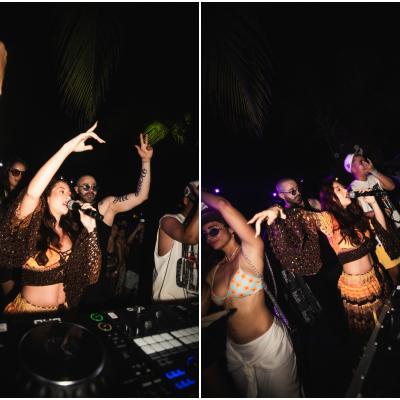Nicole Cherry a cântat la petrecerea de final de turneu a lui J Balvin, în Columbia