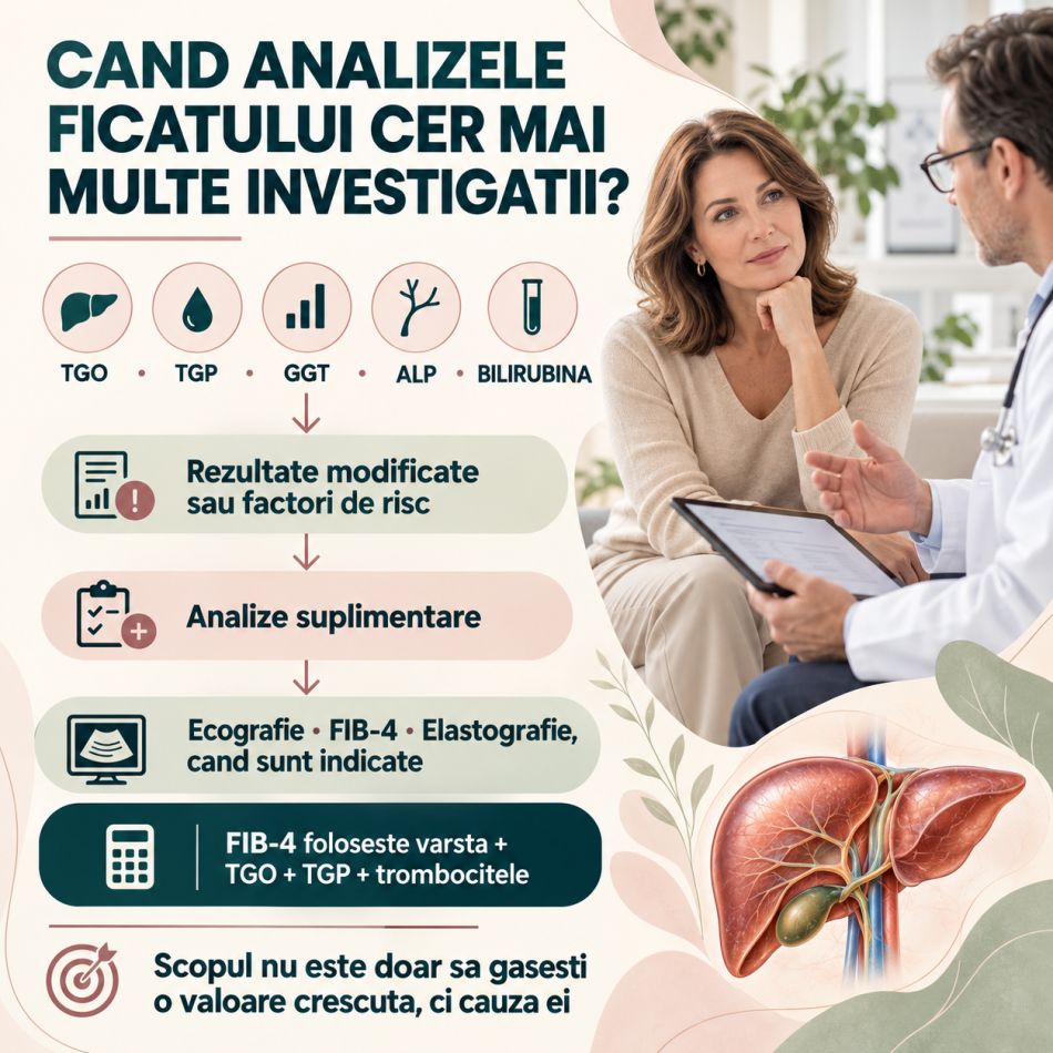 Ficatul poate avea probleme fără să te doară: analizele care arată cum funcționează și ce înseamnă TGO, TGP și GGT