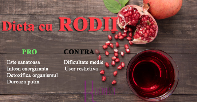 Dieta ROSIE de noiembrie: INCREDIBILA cura cu rodii