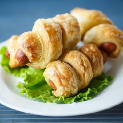 Crenvursti de soia in foietaj