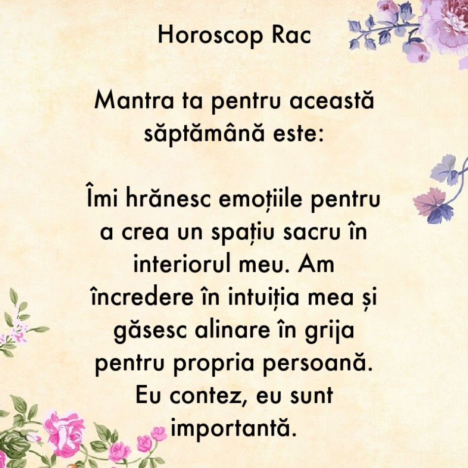 Horoscop pentru suflet: Mantra zodiei tale pentru săptămâna 3-9 iulie
