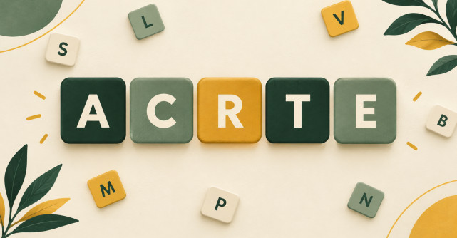 Joc de vocabular: Câte cuvinte poți forma din aceste 5 litere? 