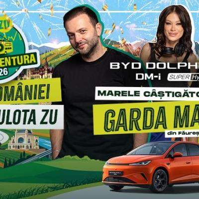 Peste 100.000 de înscriși în concurs la Radio ZU, un singur câștigător al primului BYD DOLPHIN G DM-i Super Hybrid din România