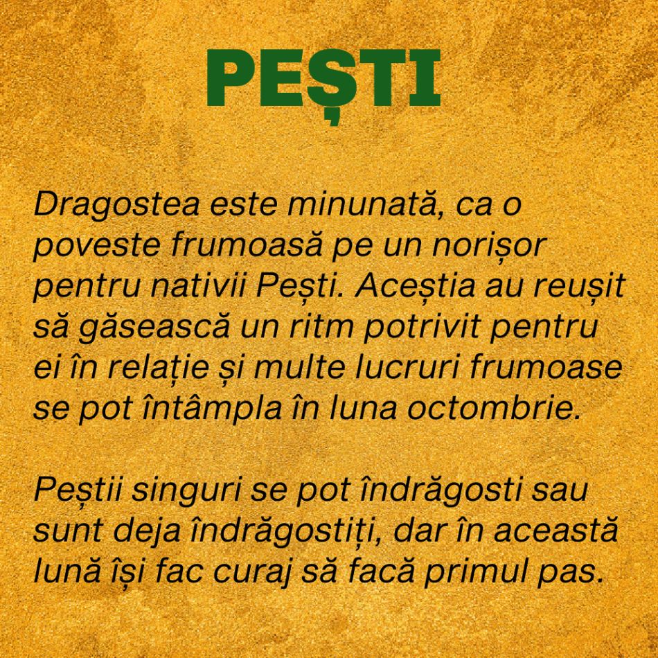 Horoscopul Dragostei OCTOMBRIE 2023: o perioadă în care IUBIREA se ține de mâna cu RESPONSABILITATEA