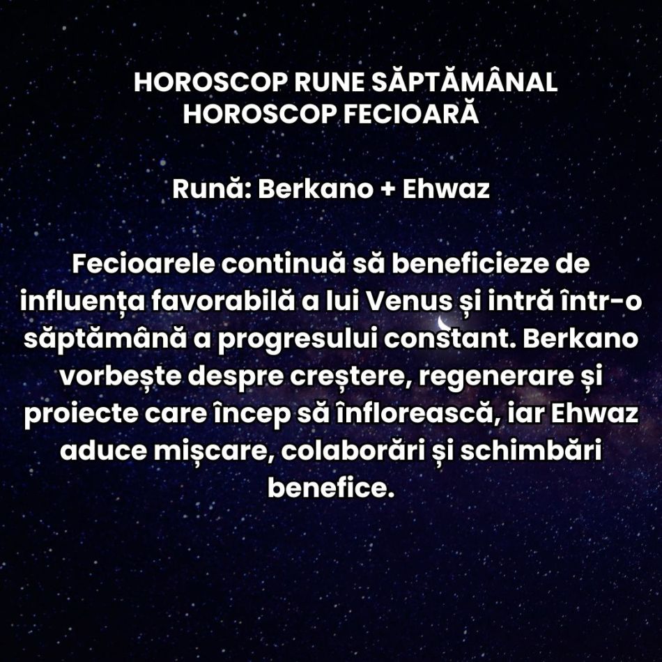 Horoscop Rune săptămâna 20-26 iulie 2026: Momentul de cotitură de la mijlocul verii a sosit! Ușile neașteptate se deschid!