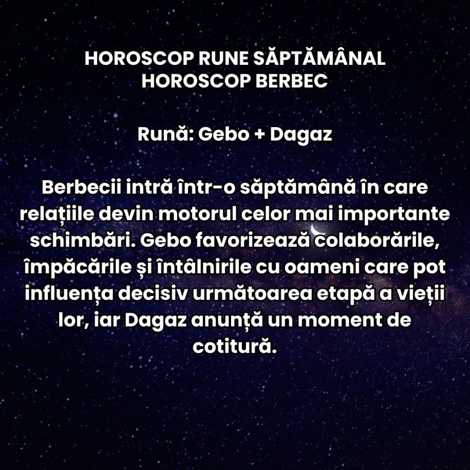 Horoscop Rune săptămâna 27 iulie-2 august 2026: Între lumină și întuneric, atingem apogeul destinului. Ce se schimbă acum?