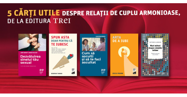 5 cărți utile despre relații de cuplu armonioase