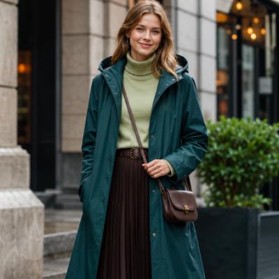 Cum să porți pelerina de ploaie în 5 idei de outfit: ținute moderne, șic și ușor de asortat