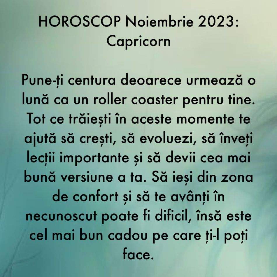 Horoscop noiembrie 2023: Ultima lună de toamnă deschide uși nebănuite pentru toate zodiile. Liniștea ne inundă sufletele