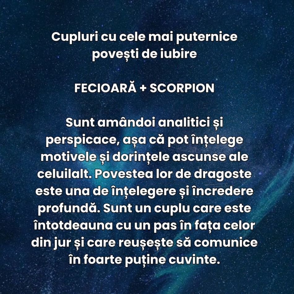 6 perechi zodiacale destinate să aibă cele mai puternice povești de dragoste