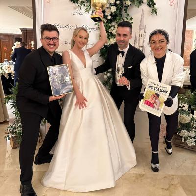Sandra Izbașa a făcut nuntă pe muzica Prestige Orchestra