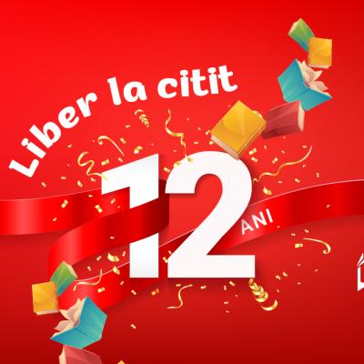 Librex.ro sărbătorește 12 ani cu reduceri, promoții, cadouri și un super concurs cu 120 de cărți!